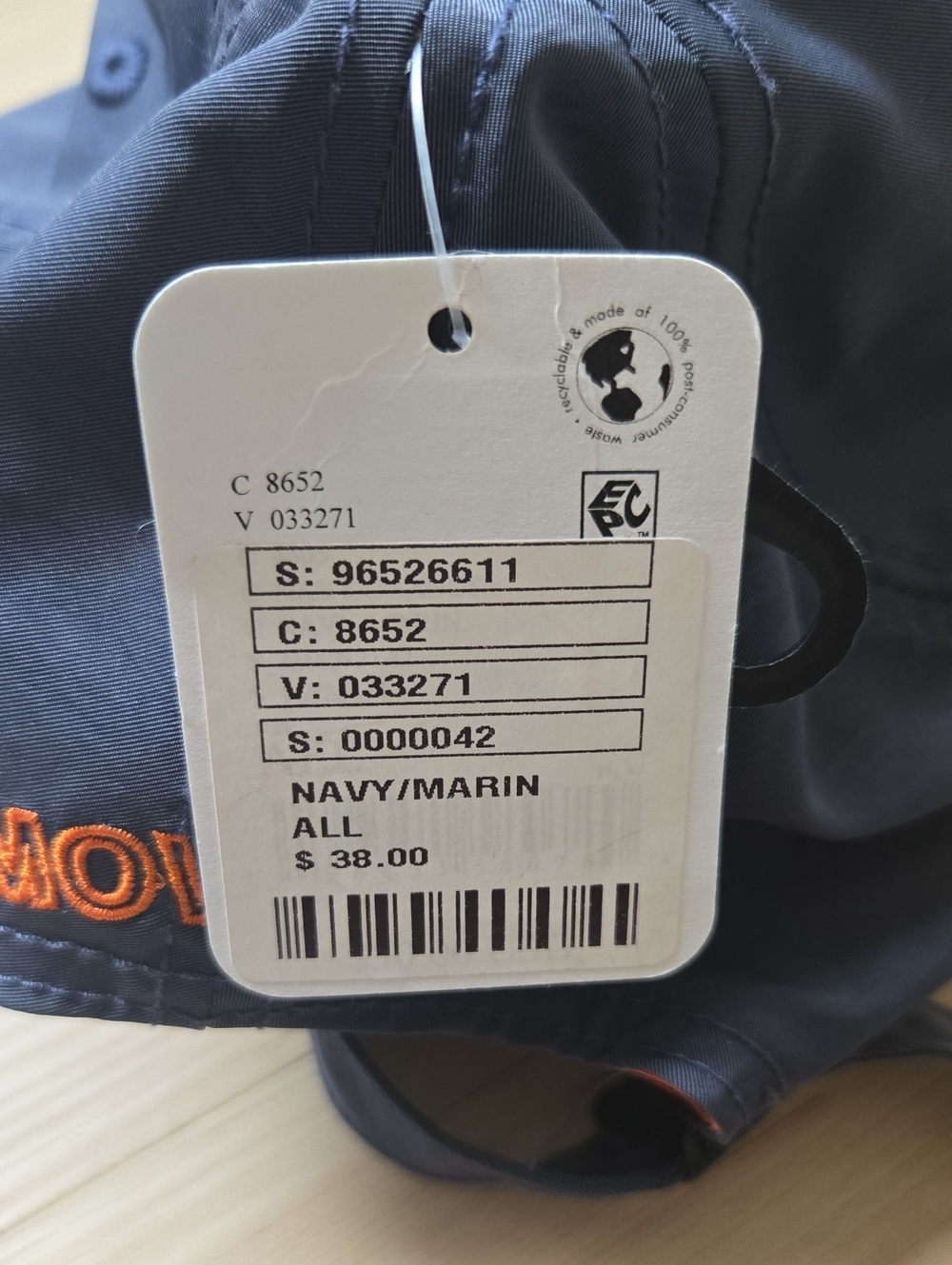 NWT FP Movement Run Further Hat, Blue/Orange, OS - Picture 2 of 4